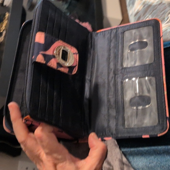 Vera Bradley Floral Patterned Wristlet Wallet - Picture 5 of 8